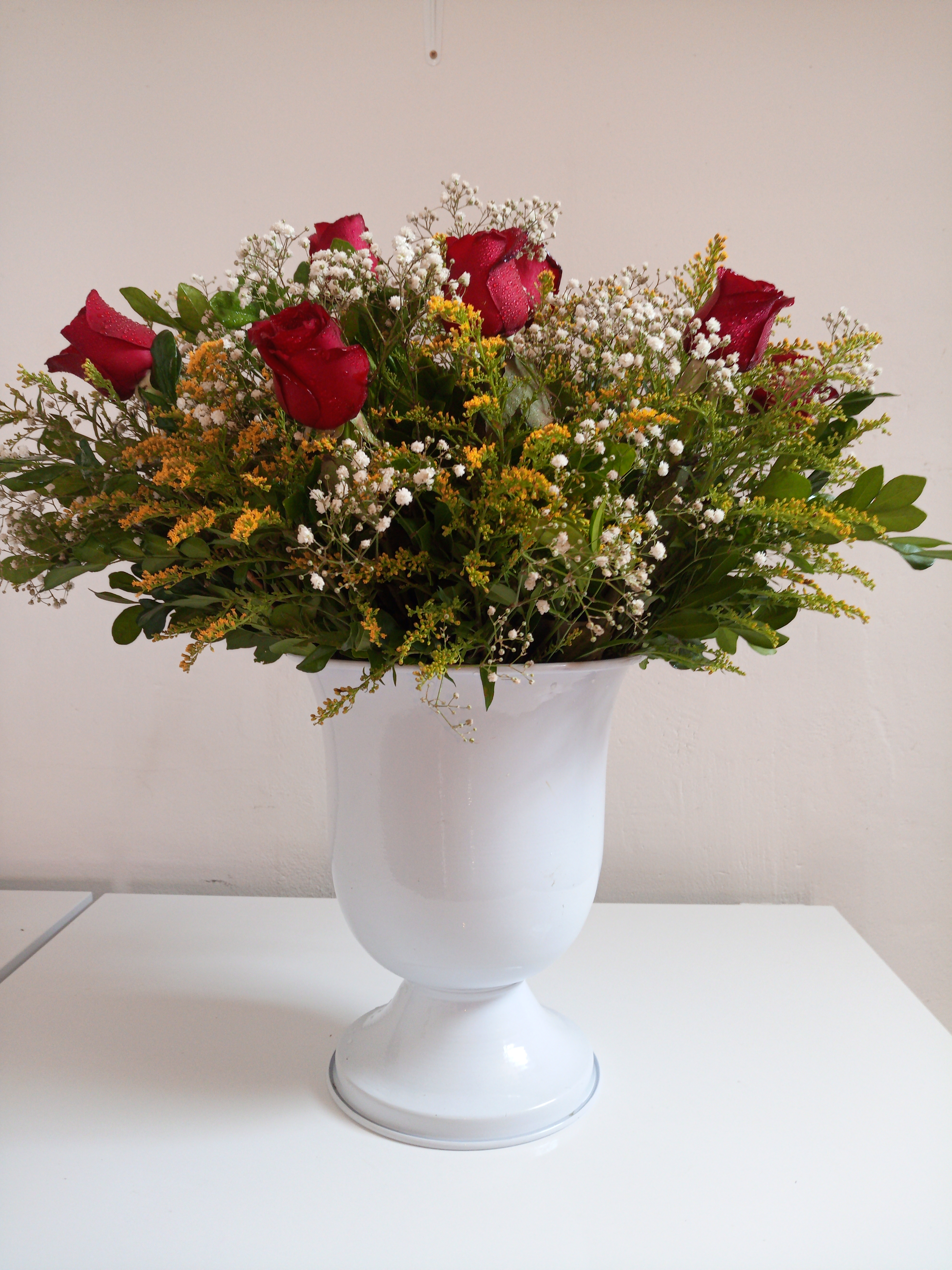 Arranjo de Flores em Vaso Luxo - Elica Flores Online